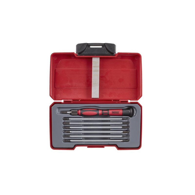 Teng Tools Mini Screwdriver Set 8 Pieces Flat Phillips Pozi TX