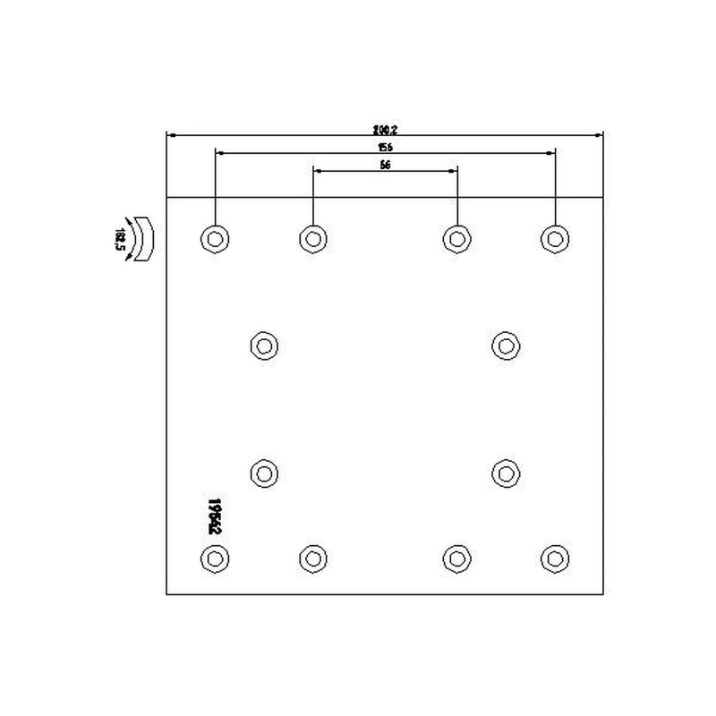 DON Don Cv Brake Lining Set RW251S7141