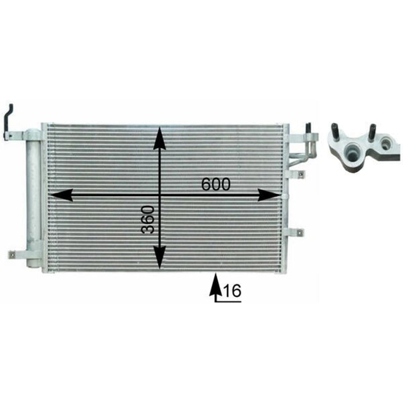 Mahle Air Conditioning Condenser AC 430 000P