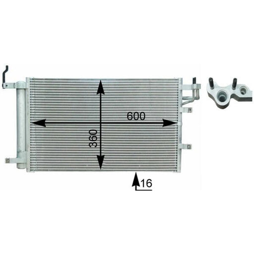 Mahle Air Conditioning Condenser AC 430 000P