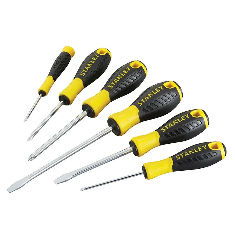 STANLEY® Hand Tools 0-60-208 Essential Screwdriver Set, 6 Piece - STHT0-60208