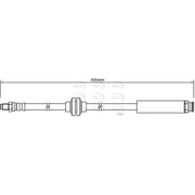 Apec Brake Hydraulic Hose Line Front HOS4143