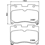 Mintex Front Brake Pad Set MDB1838