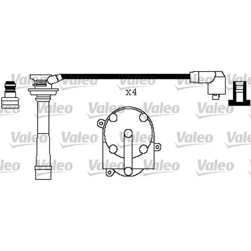Valeo Ignition HT Lead Cable Kit 346434
