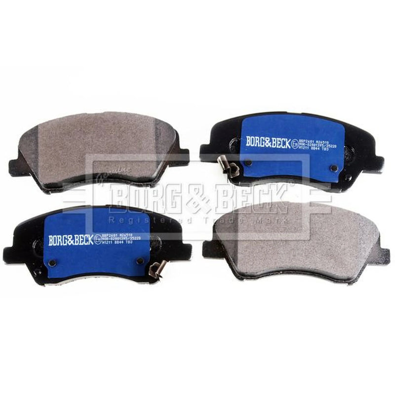 Borg & Beck 4 x Front Brake Pad Set BBP2681