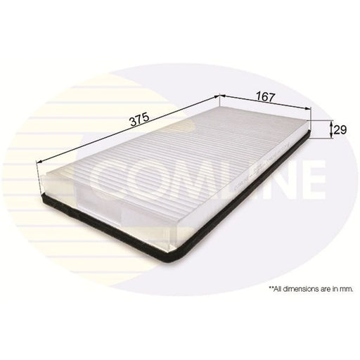 Comline Cabin Air Filter (Pollen Filter) EKF248
