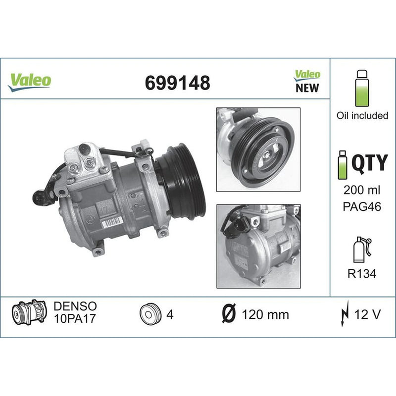 Valeo Air Conditioning Compressor 699148