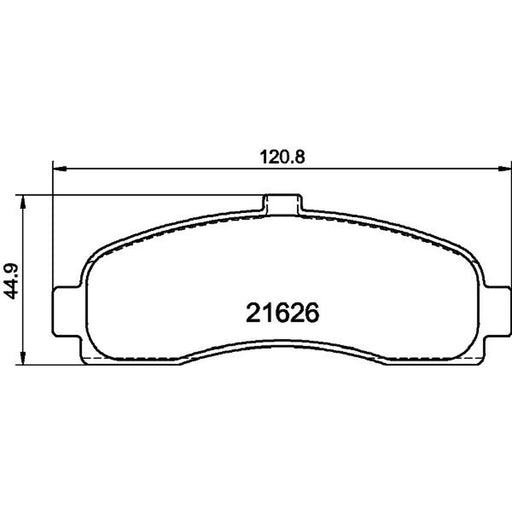 Mintex Front Brake Pad Set MDB1623