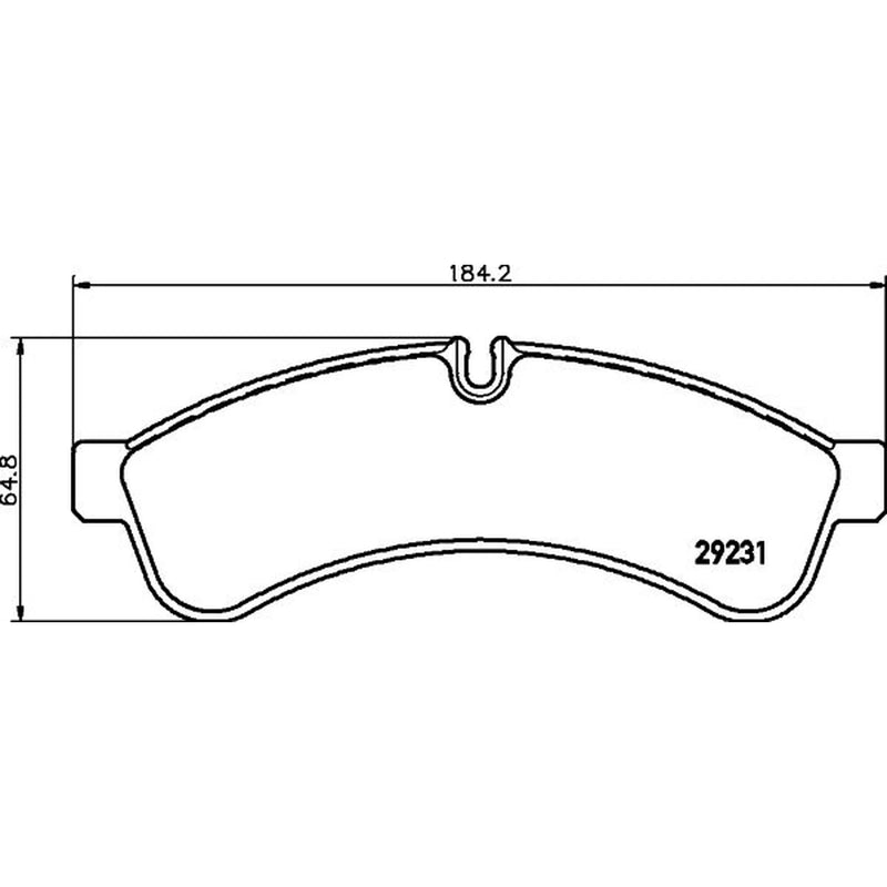 DON Rear Brake Pad Set PCP2155
