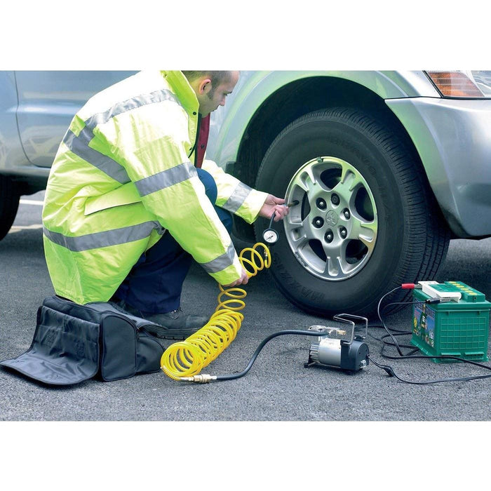 Ring RAC900 Heavy Duty Tyre Inflator, Air Compressor with 7m extendable airline Ring  - Town Parts