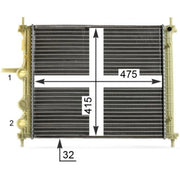 Mahle Engine Radiator CR 1998 000P