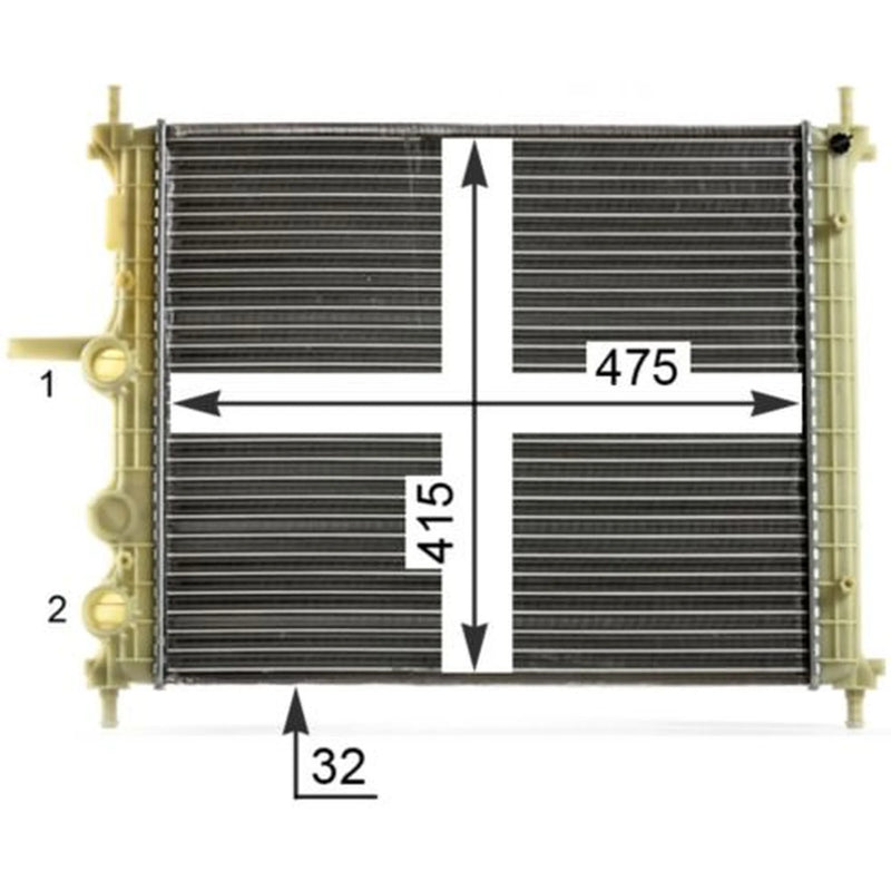 Mahle Engine Radiator CR 1998 000P