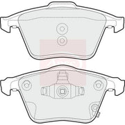 Apec Front Brake Pad Set PAD1587