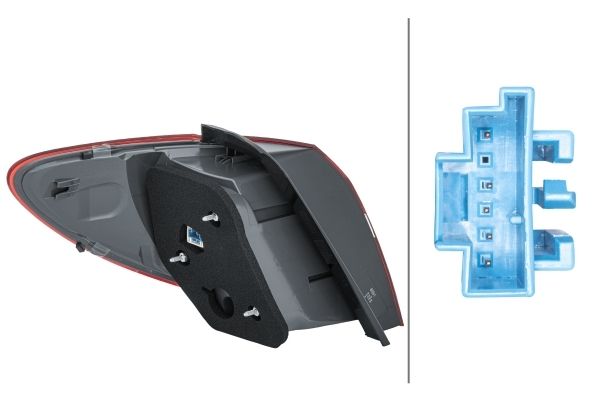 Hella 2SD 354 873-101 Tail Light Assembly