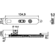 Hella Side Marker Light Wide High 2PS 009 226-001