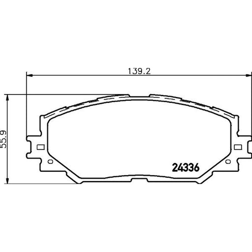 DON Front Brake Pad Set PCP1112