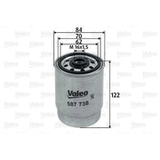 Valeo Fuel Filter Element 587738