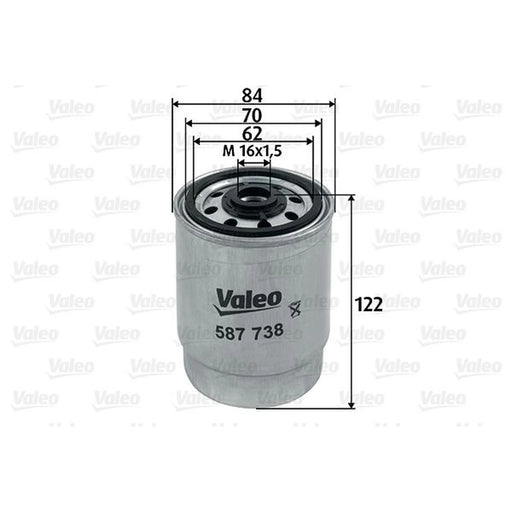 Valeo Fuel Filter Element 587738
