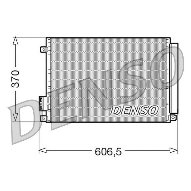 Denso Air Conditioning Condenser DCN09045
