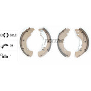Textar Brake Shoe Set Axle Kit 91053600