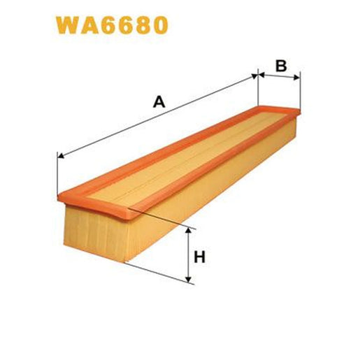 WIX Engine Air Filter WA6680