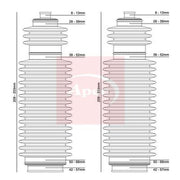Apec Steering Bellow Kit Front ACB3003