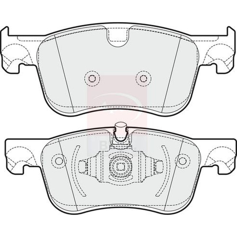 Apec Front Brake Pad Set PD3375