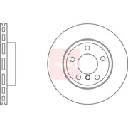 Apec 2 x Vented Front Brake Discs DSK2999