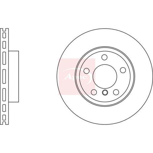Apec 2 x Vented Front Brake Discs DSK2999