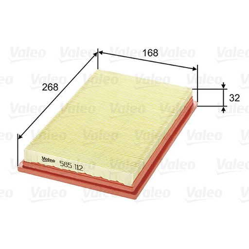 Valeo Engine Air Filter 585112