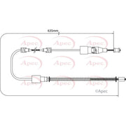 Apec Handbrake Cable Left Rear CAB1531