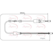 Apec Handbrake Cable Left Rear CAB1531