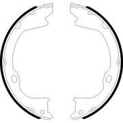 Textar Parking Brake Shoe Set 91078500