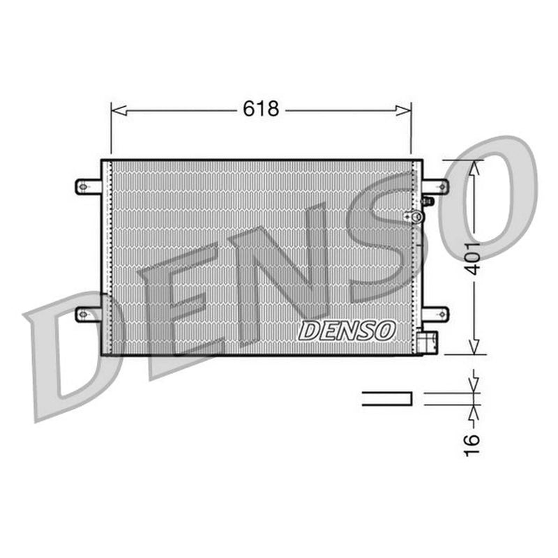 Denso Air Conditioning Condenser DCN02006