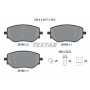 Textar Front Brake Pad Set 2618801
