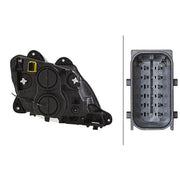 Hella Headlight Headlamp H7/H1 Left 1ED 010 116-511