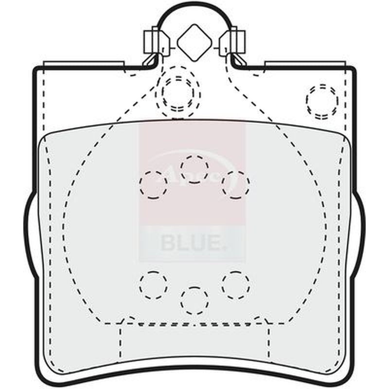 Apec Rear Brake Pad Set PD3036