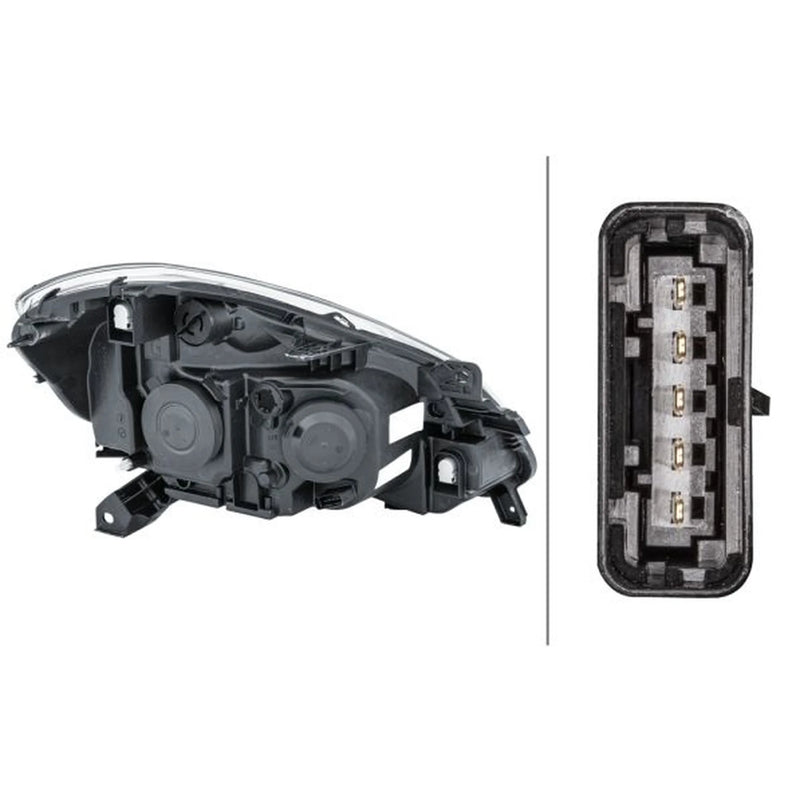 Hella Headlight Headlamp PY21W Left 1EE 354 536-011