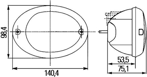 Hella 2BA 344 130-237 Direction Indicator