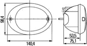 Hella 2SD 343 390-417 Tail Light Assembly