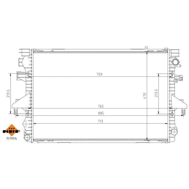 NRF Engine Radiator 53795A