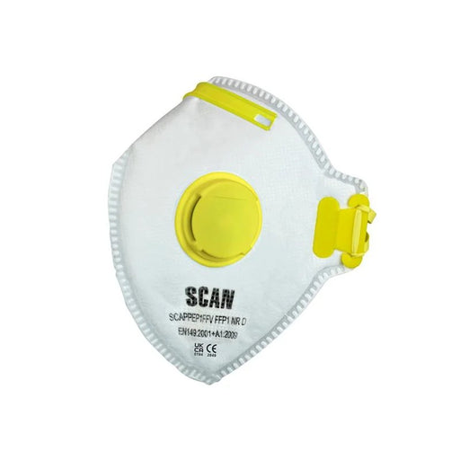 Scan Fold Flat Valved Disposable Mask FFP1 (Pack of 3) - DTC3X-FD-3