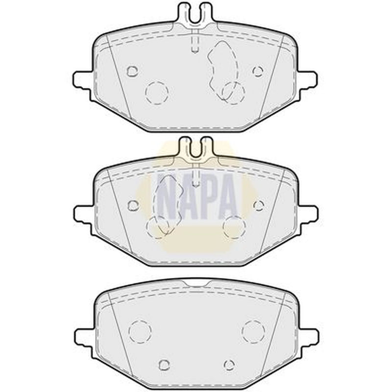 NAPA Rear Brake Pad Set NBP1968