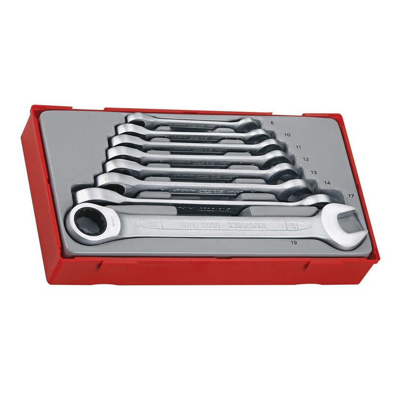 Teng Tools Spanner Set RS TT1 8 Pieces Ratcheting
