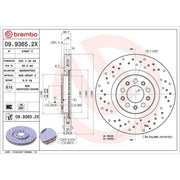 Brembo Xtra / Front Brake Discs 09.9365.2X