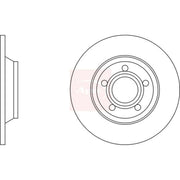 Apec 2 x Solid Front Brake Discs DSK638