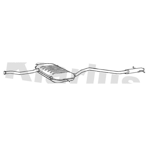 Klarius Box With Tail Pipe Rear VO211V