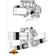 NRF Thermostat,Coolant 725051