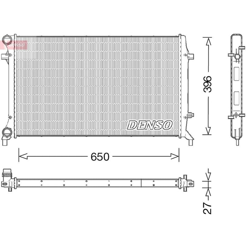 Denso Engine Radiator DRM32045