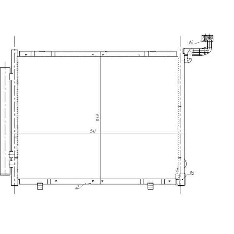 NRF Air Conditioning Condenser 350482